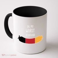 On My Worst Behavior Oktoberfest Coffee Mug thumb 0