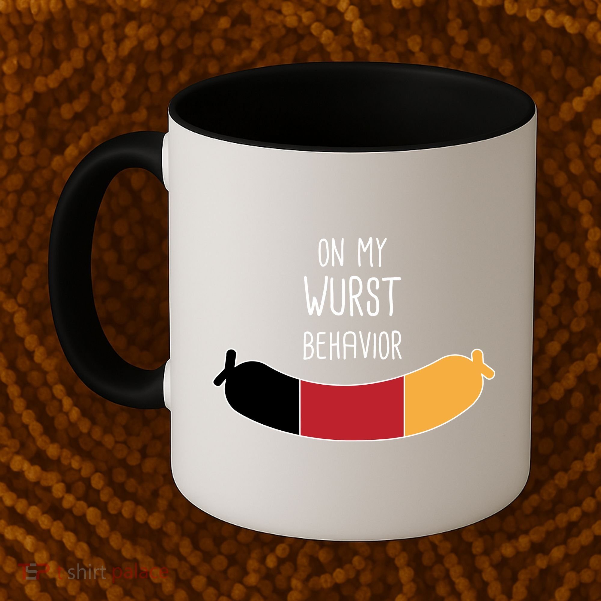 On My Worst Behavior Oktoberfest Coffee Mug