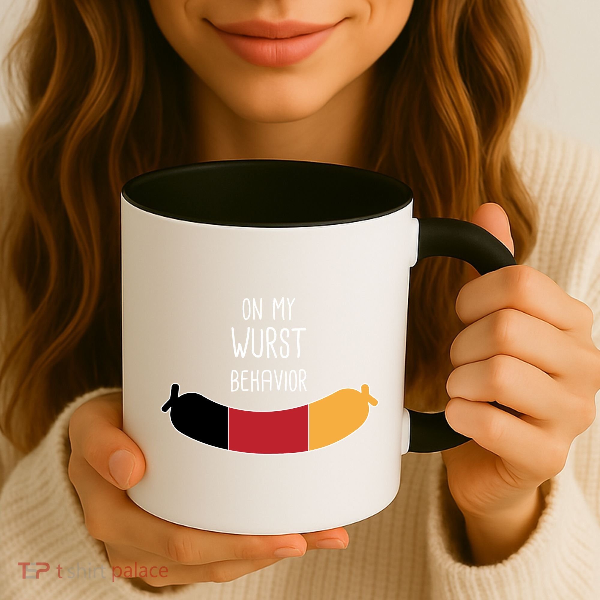 On My Worst Behavior Oktoberfest Coffee Mug