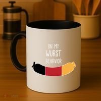 On My Worst Behavior Oktoberfest Coffee Mug thumb 4