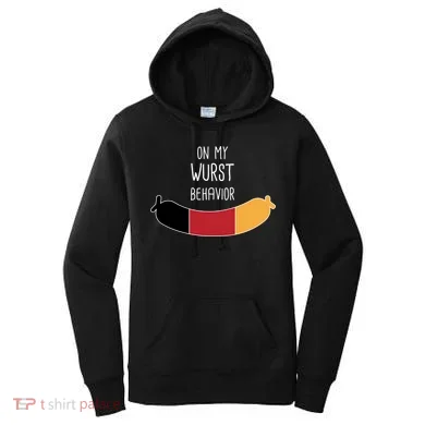 On My Worst Behavior Oktoberfest Women's Hoodie