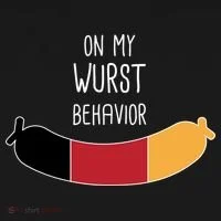 On My Worst Behavior Oktoberfest Women's Hoodie thumb 2