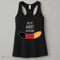 On My Worst Behavior Oktoberfest Women's Tank Top thumb 3