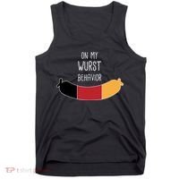On My Worst Behavior Oktoberfest Tank Top thumb 0