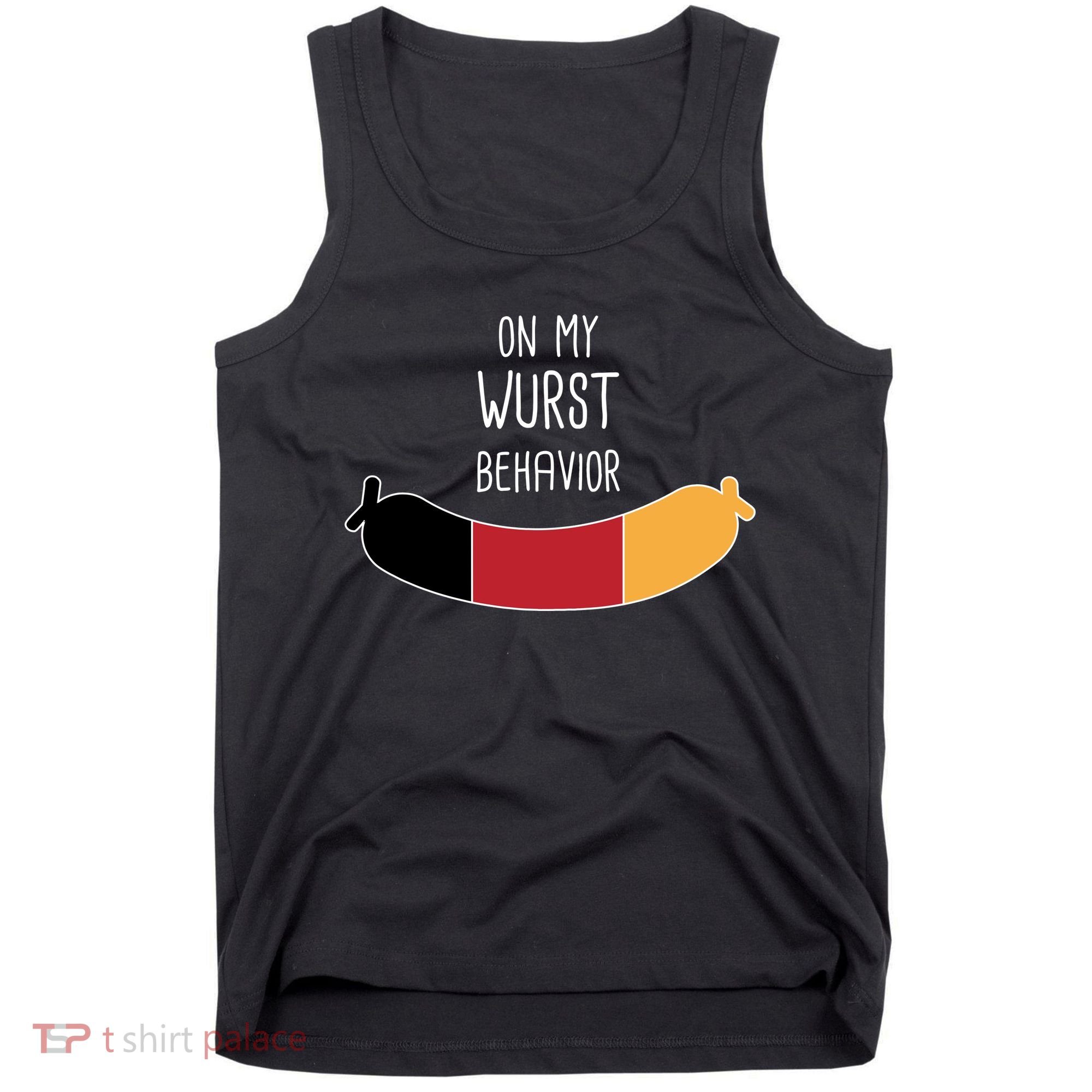 On My Worst Behavior Oktoberfest Tank Top
