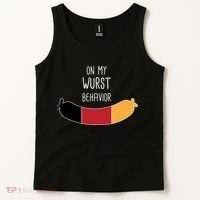 On My Worst Behavior Oktoberfest Tank Top thumb 2