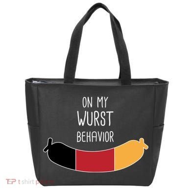 On My Worst Behavior Oktoberfest Tote Bag