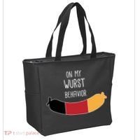 On My Worst Behavior Oktoberfest Tote Bag thumb 2