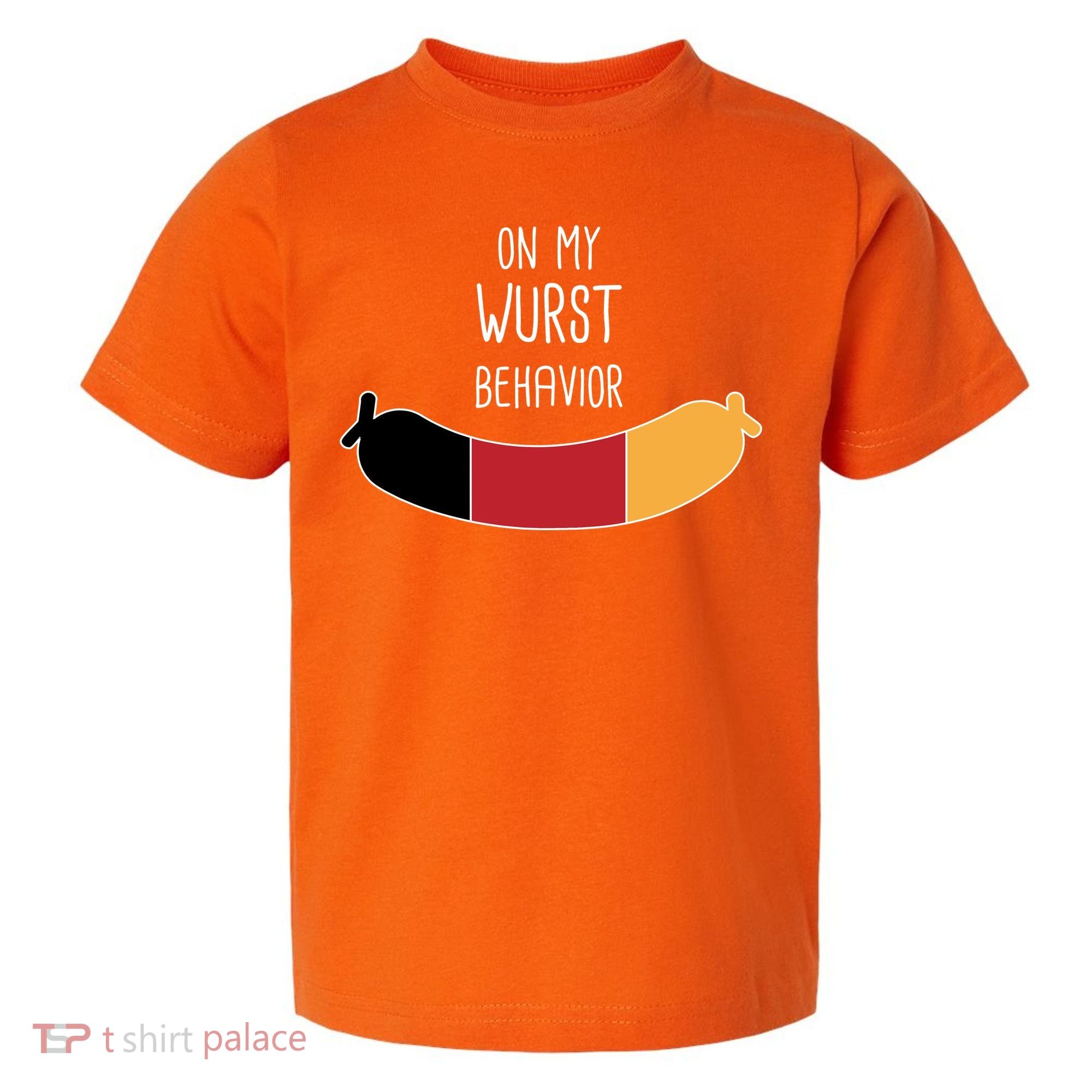 On My Worst Behavior Oktoberfest Toddler T-Shirt