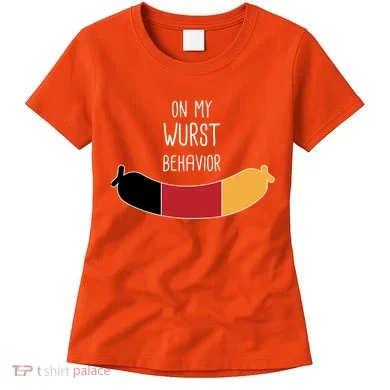 On My Worst Behavior Oktoberfest Women's T-Shirt