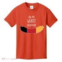 On My Worst Behavior Oktoberfest Kids T-Shirt thumb 0