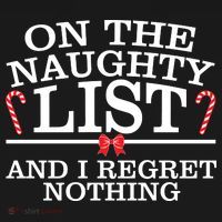 On The Naughty List Funny Christmas Apron thumb 3