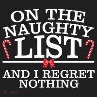 On The Naughty List Funny Christmas Beanie thumb 2