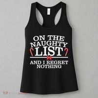 On The Naughty List Funny Christmas Women's Tank Top thumb 3