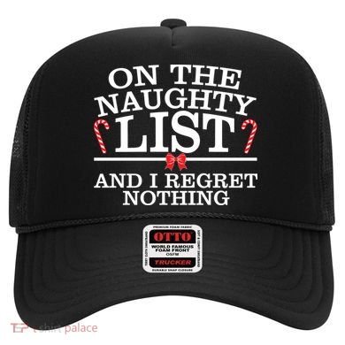 On The Naughty List Funny Christmas Hat