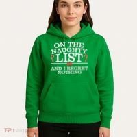 On The Naughty List Funny Christmas Hoodie thumb 5