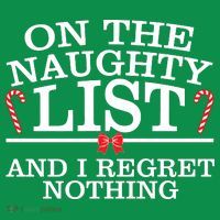 On The Naughty List Funny Christmas Hoodie thumb 7
