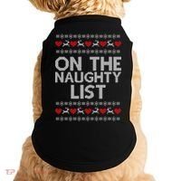 On The Naughty List Ugly Christmas Doggie Tank thumb 0