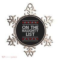 On The Naughty List Ugly Christmas Ornament thumb 0