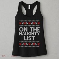 On The Naughty List Ugly Christmas Women's Tank Top thumb 3
