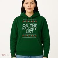 On The Naughty List Ugly Christmas Hoodie thumb 5