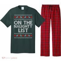 On The Naughty List Ugly Christmas Pajama Set thumb 0