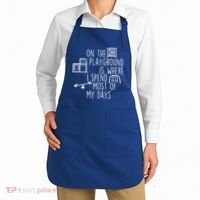 On The Playground Is Where I Spend Most Of My Days Apron thumb 2