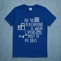 On The Playground Is Where I Spend Most Of My Days T-Shirt thumb 5
