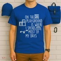 On The Playground Is Where I Spend Most Of My Days T-Shirt thumb 6