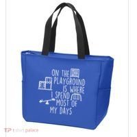 On The Playground Is Where I Spend Most Of My Days Tote Bag thumb 3