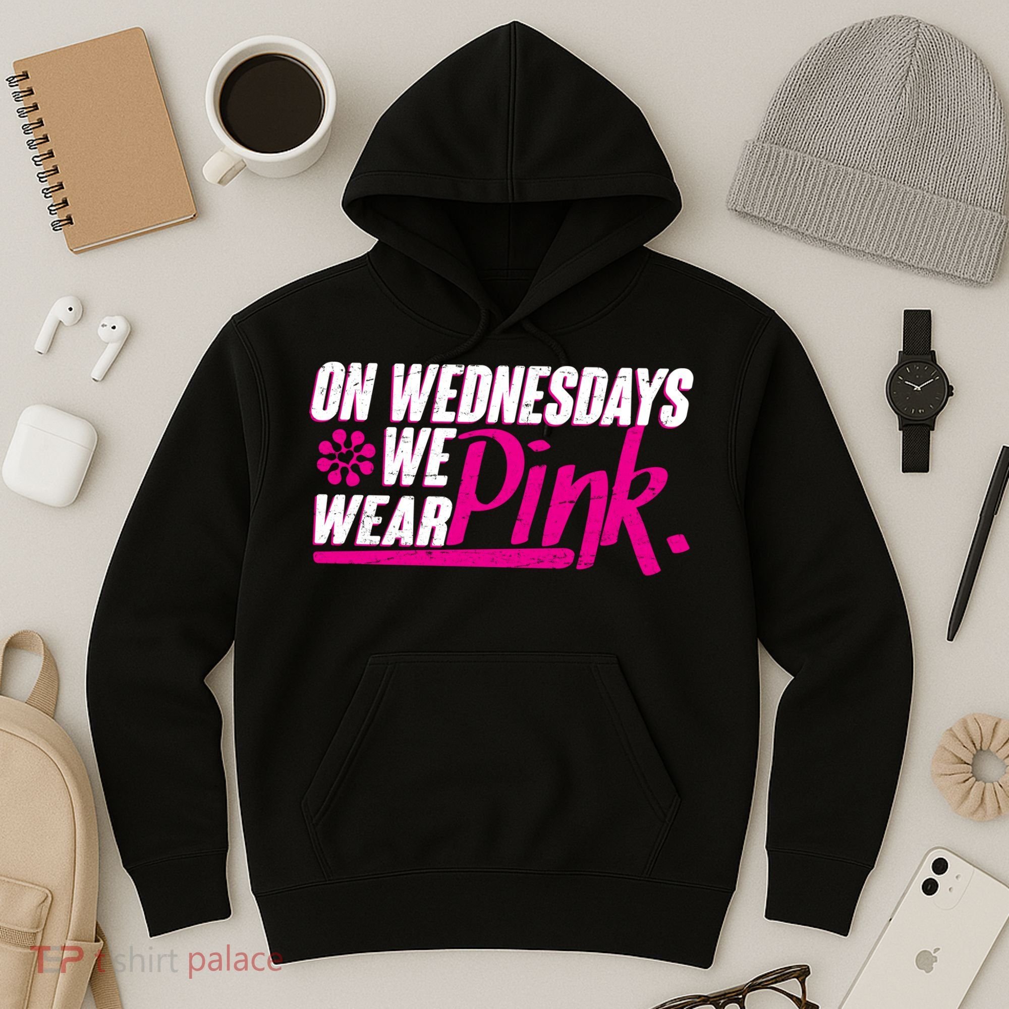 On Wednesday We Wear Pink Hoodie