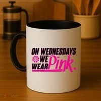 On Wednesday We Wear Pink Coffee Mug thumb 4