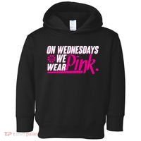 On Wednesday We Wear Pink Toddler Hoodie thumb 0
