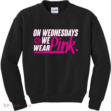 On Wednesday We Wear Pink Kids Sweatshirt