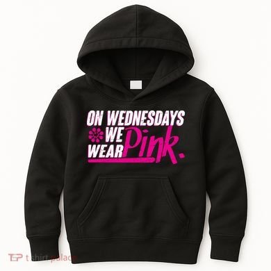 On Wednesday We Wear Pink Kids Hoodie