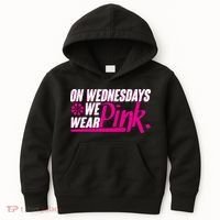 On Wednesday We Wear Pink Kids Hoodie thumb 0