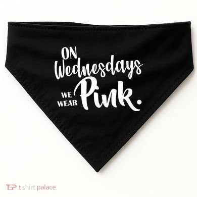 On Wednesdays We Wear Pink USA-Made Doggie Bandana