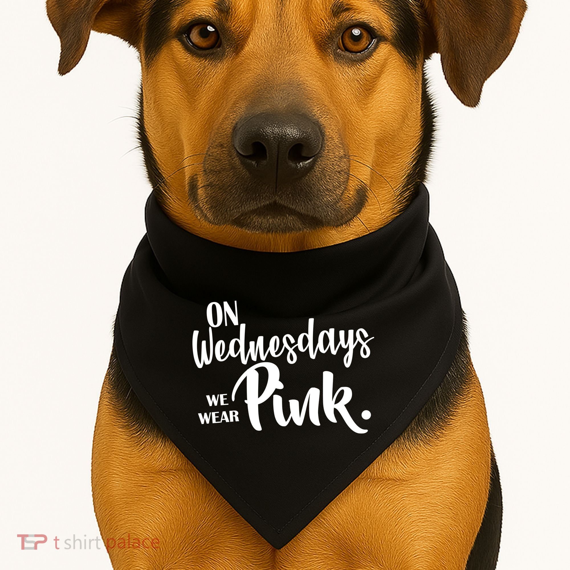 On Wednesdays We Wear Pink USA-Made Doggie Bandana