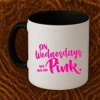 On Wednesdays We Wear Pink Coffee Mug thumb 2
