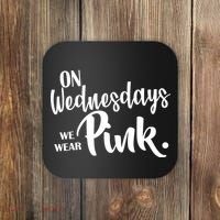 On Wednesdays We Wear Pink Coaster thumb 0