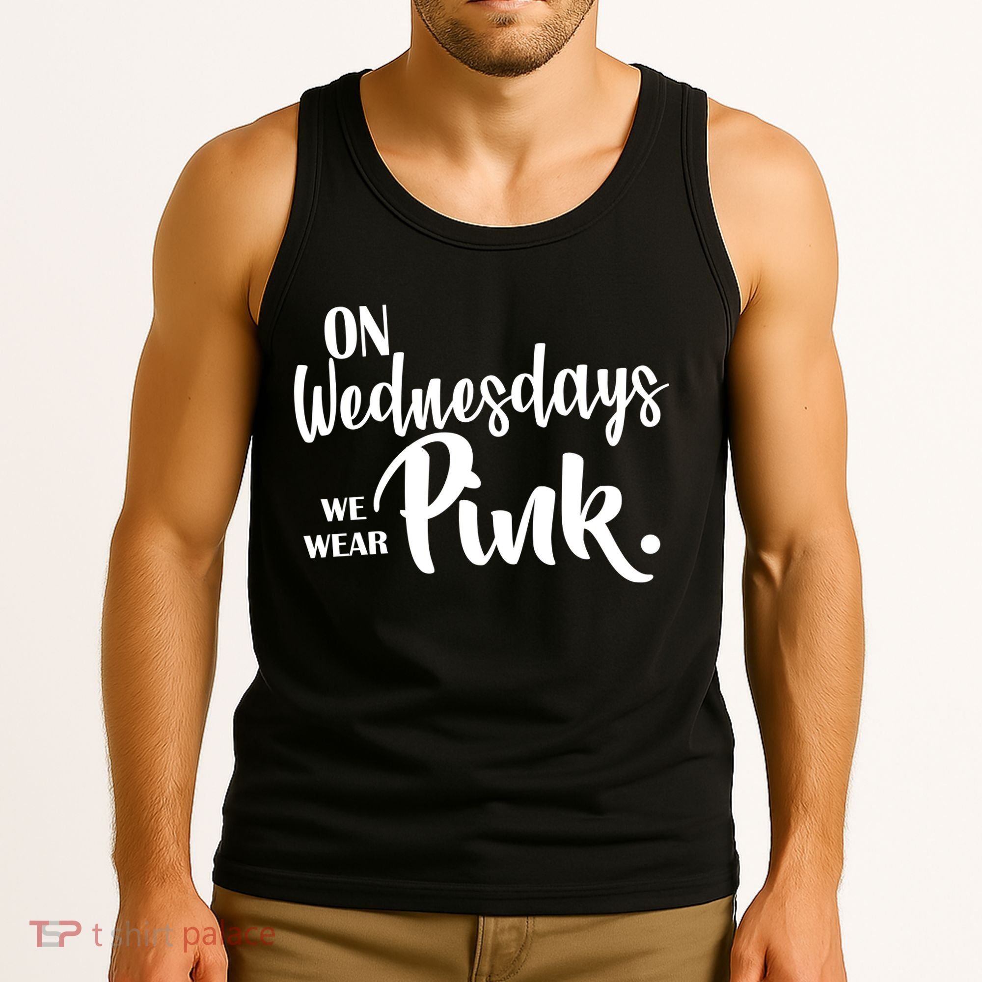On Wednesdays We Wear Pink Tank Top