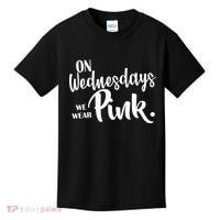 On Wednesdays We Wear Pink Kids T-Shirt thumb 0