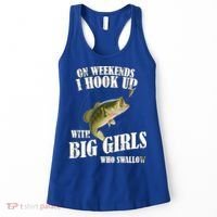 On Weekends I Hook Up With Big Girls Who Swallow Women's Tank Top thumb 0