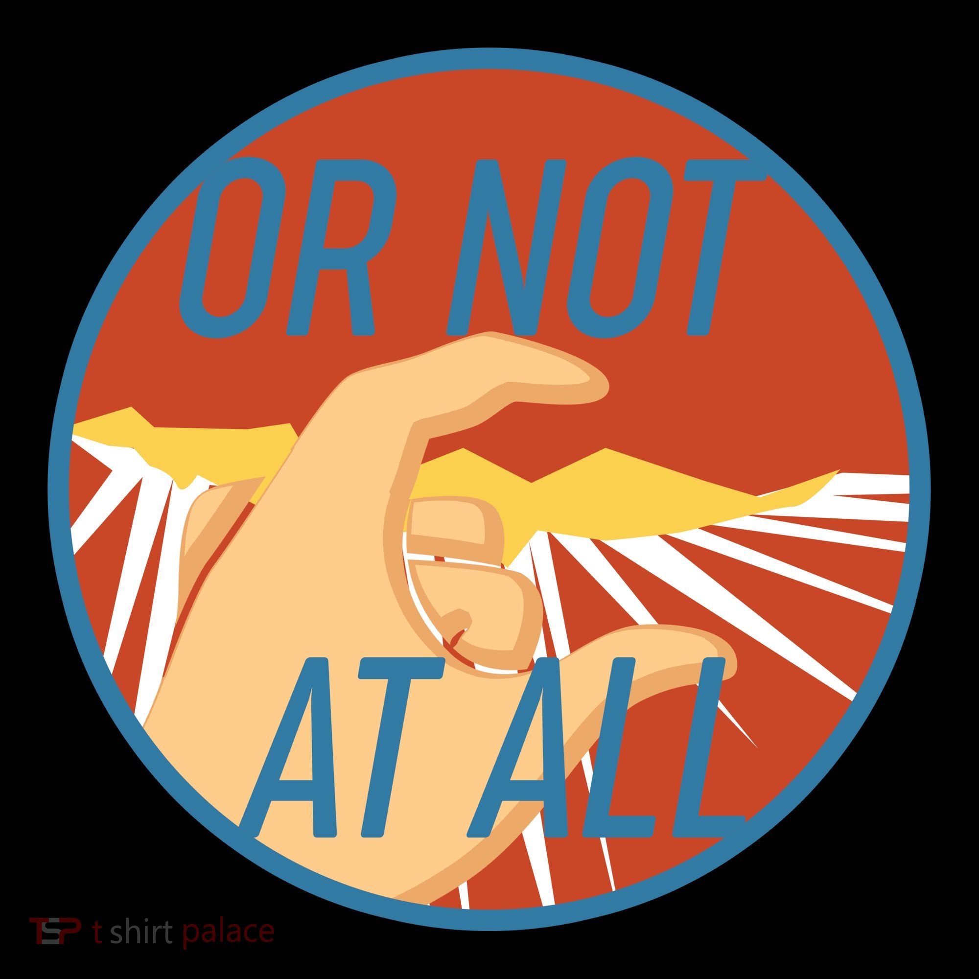 Or Not At All Hand Emblem Tote Bag