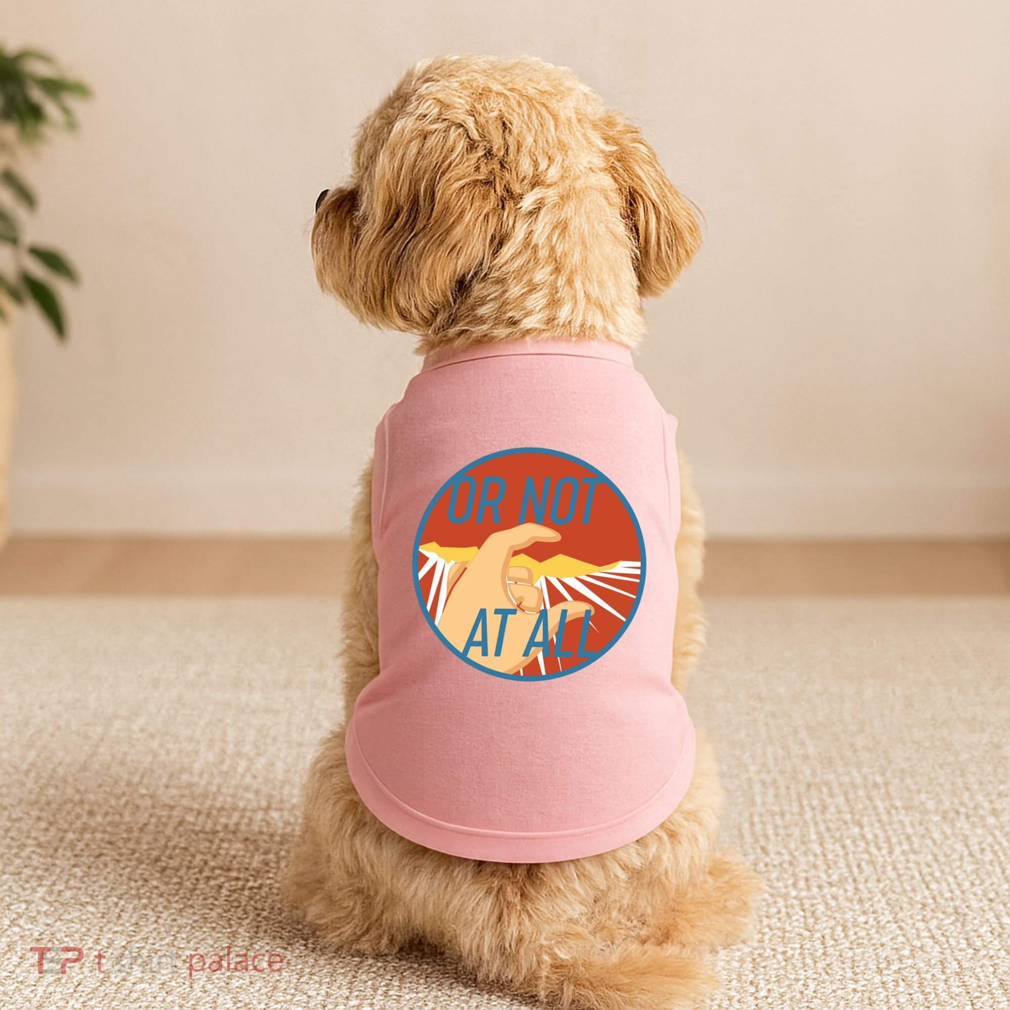 Or Not At All Hand Emblem Doggie Tank