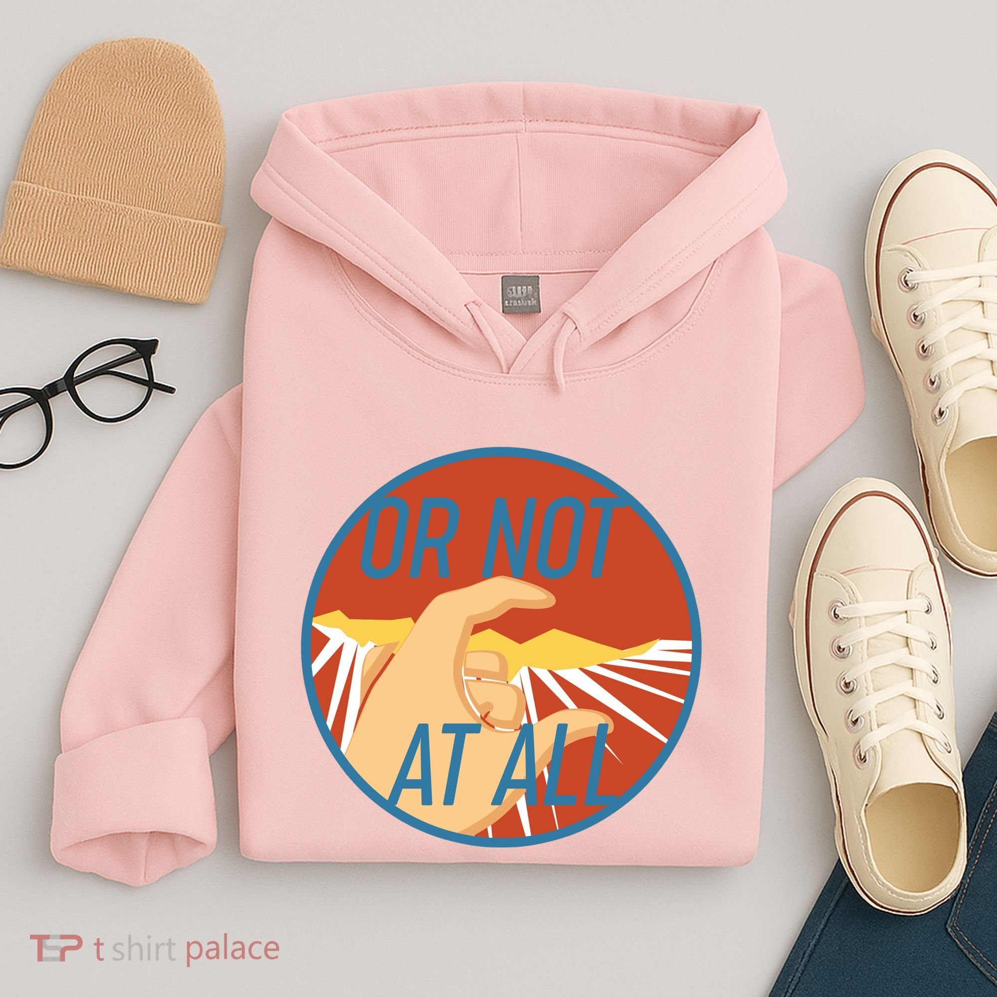 Or Not At All Hand Emblem Hoodie