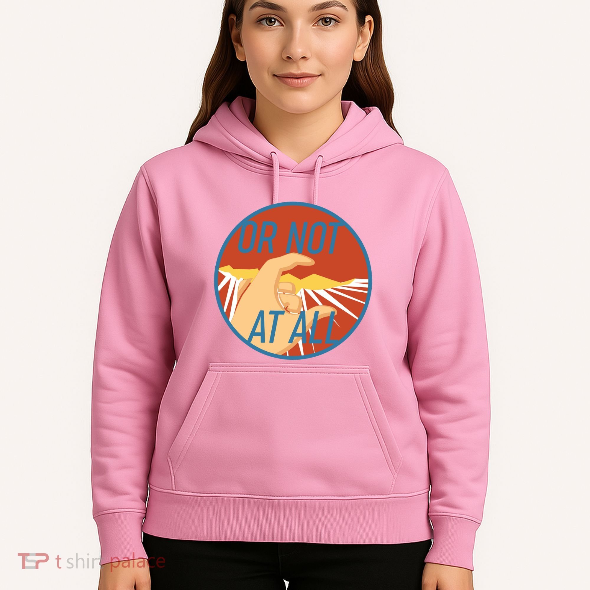 Or Not At All Hand Emblem Hoodie