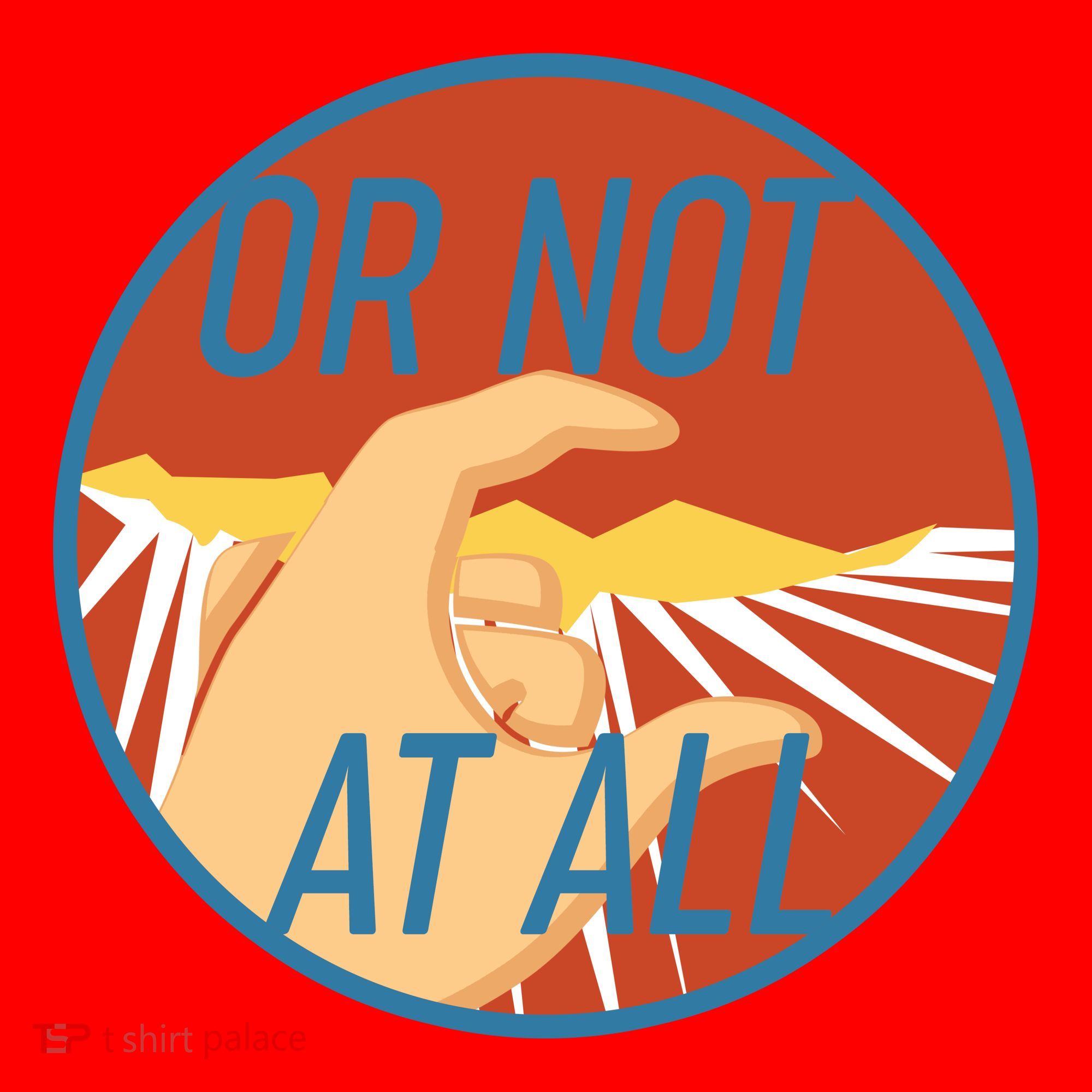 Or Not At All Hand Emblem Santa Hat