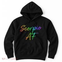 October November Birthday Gifts Scorpio AF Hoodie thumb 0