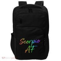 October November Birthday Gifts Scorpio AF Impact Tech Backpack thumb 0